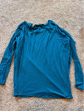 Moa USA Teal Blue Crewneck Top